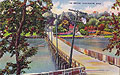The wooden bridge across Lobster Cove, Annisquam (pedestrians only)